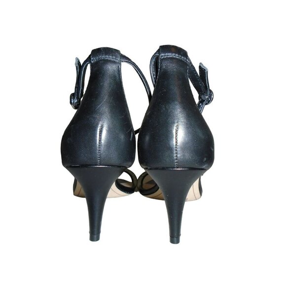 Karl Lagerfeld Paris Dixie Clear Kitten Heel Ankle Strap  7M - Picture 5 of 10